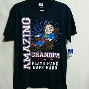 DAD Men NEW MEDIUM Graphic T-shirt  Crew-neck